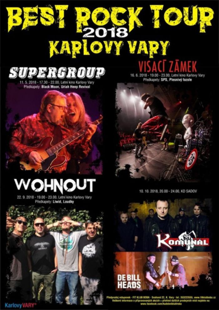 16.06.2018 - BEST ROCK TOUR KARLOVY VARY 2018