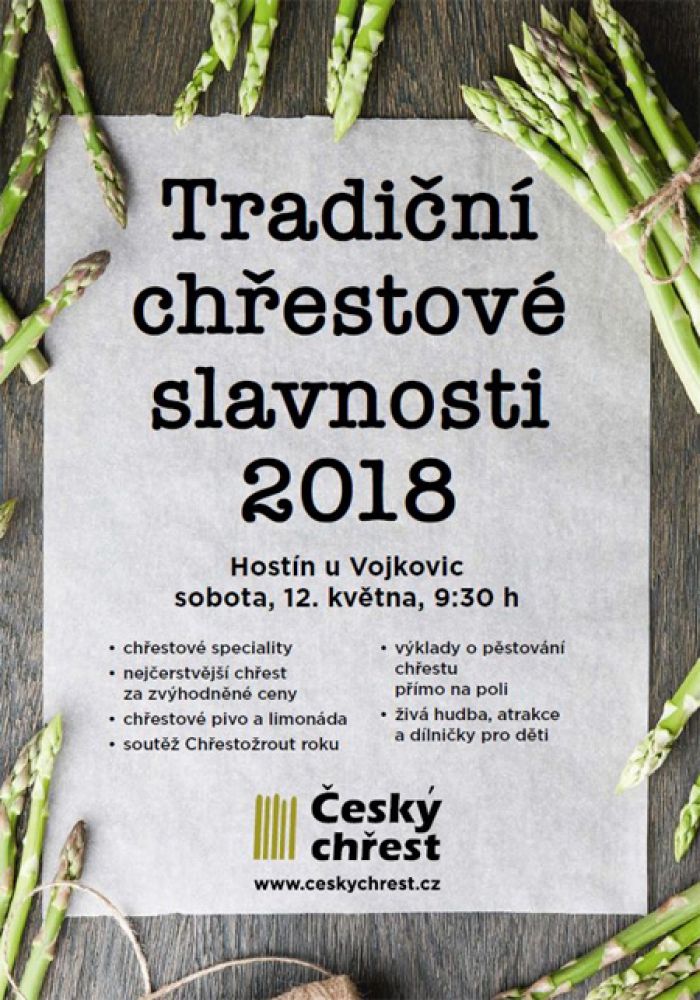 08.05.2018 - Chřestové slavnosti 2018 - Hostín u Vojkovic