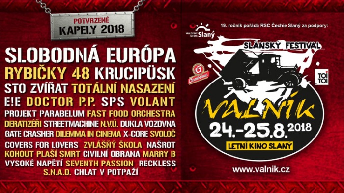 24.08.2018 - Slánský rockový open air festival Valník No.19