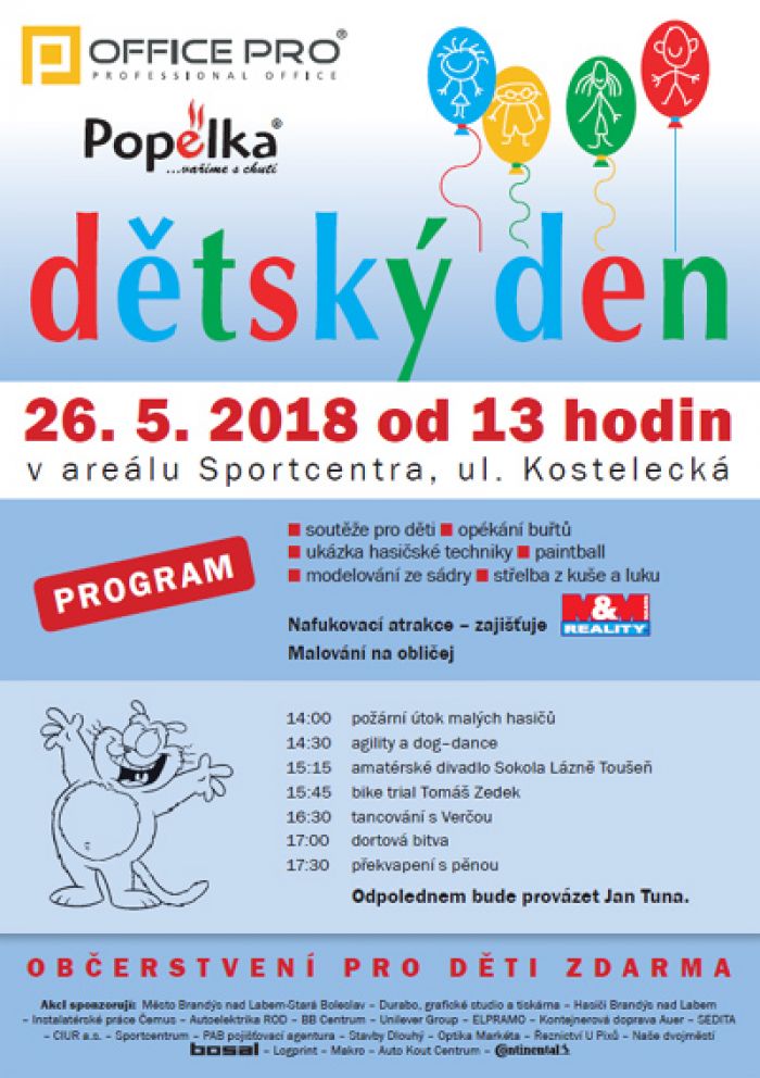 26.05.2018 - Dětský den - Brandýs nad Labem