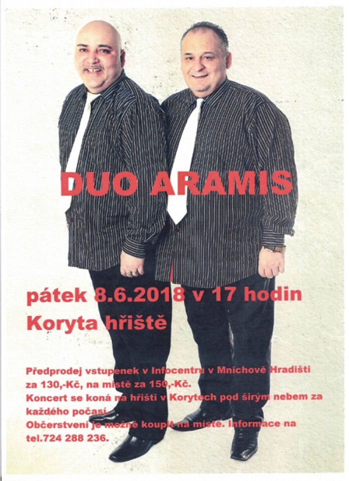 08.06.2018 - DUO ARAMIS - Koncert / Koryta