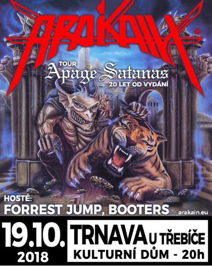 19.10.2018 - ARAKAIN - Best of tour 2018 / Trnava u Třebíče
