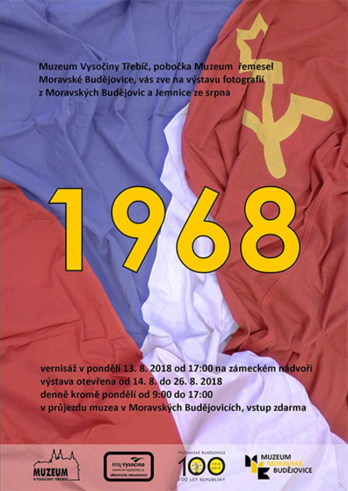13.08.2018 - 1968. Výstava o invazi - Moravské Budějovice