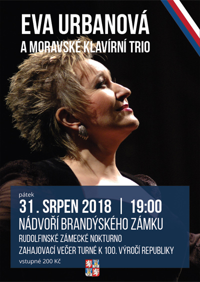 31.08.2018 - Eva Urbanová a moravské klavírní trio / Brandýs nad Labem