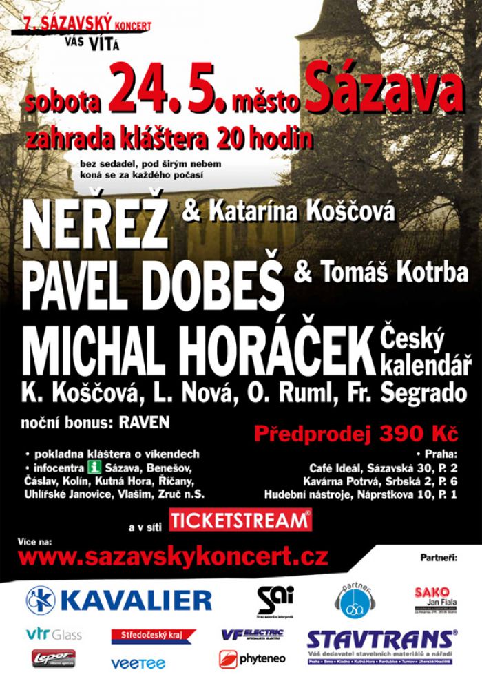 24.05.2014 - 7. SÁZAVSKÝ KONCERT 2014 - Kutná Hora