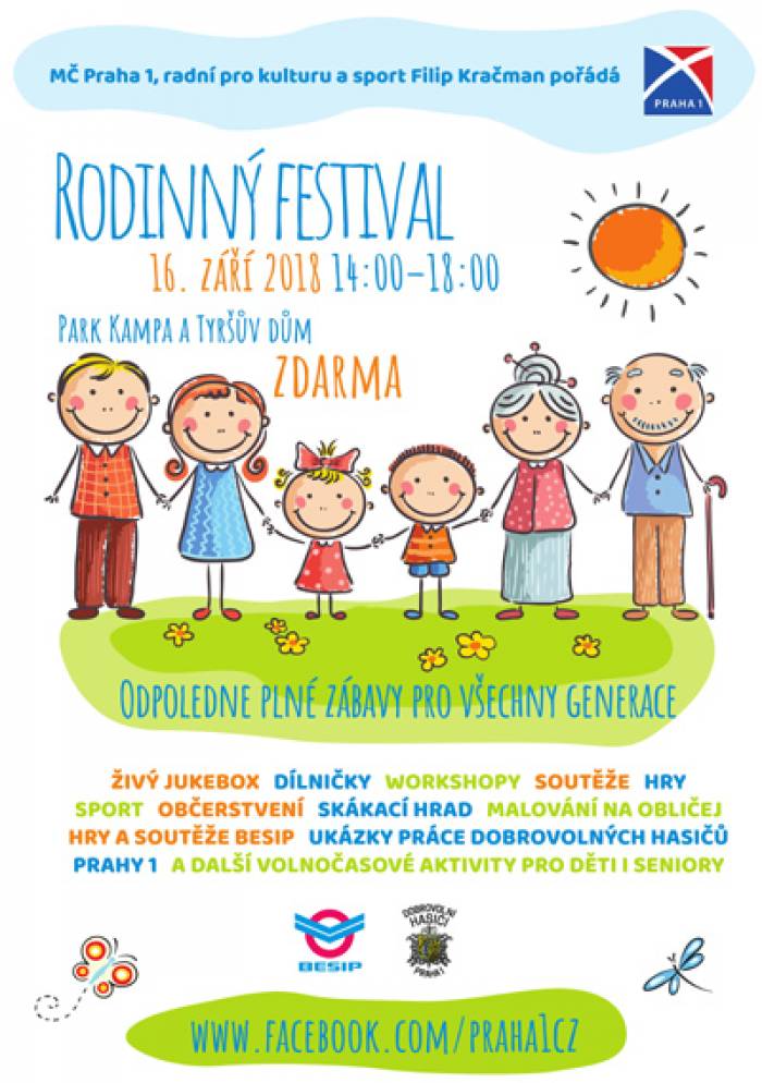 16.09.2018 - Rodinný festival na Kampě - Praha