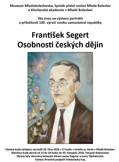 28.10.2018 - František Segert: Osobnosti českých dějin - Mladá Boleslav