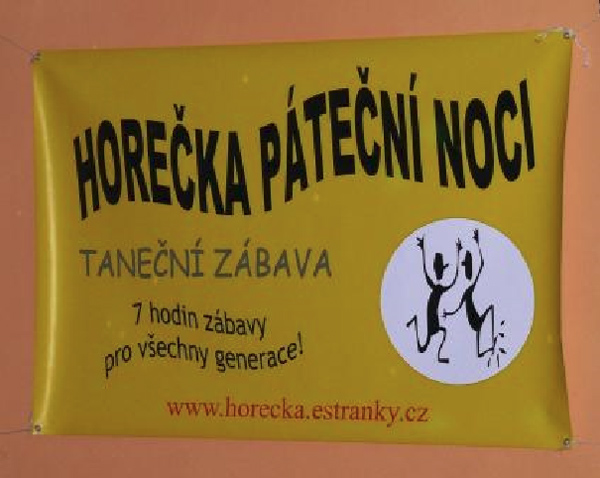 19.10.2018 - HOREČKA PÁTEČNÍ NOCI - taneční zábava / Včelná
