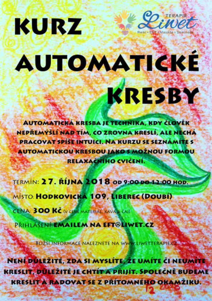 27.10.2018 - Kurz automatické kresby - Liberec 