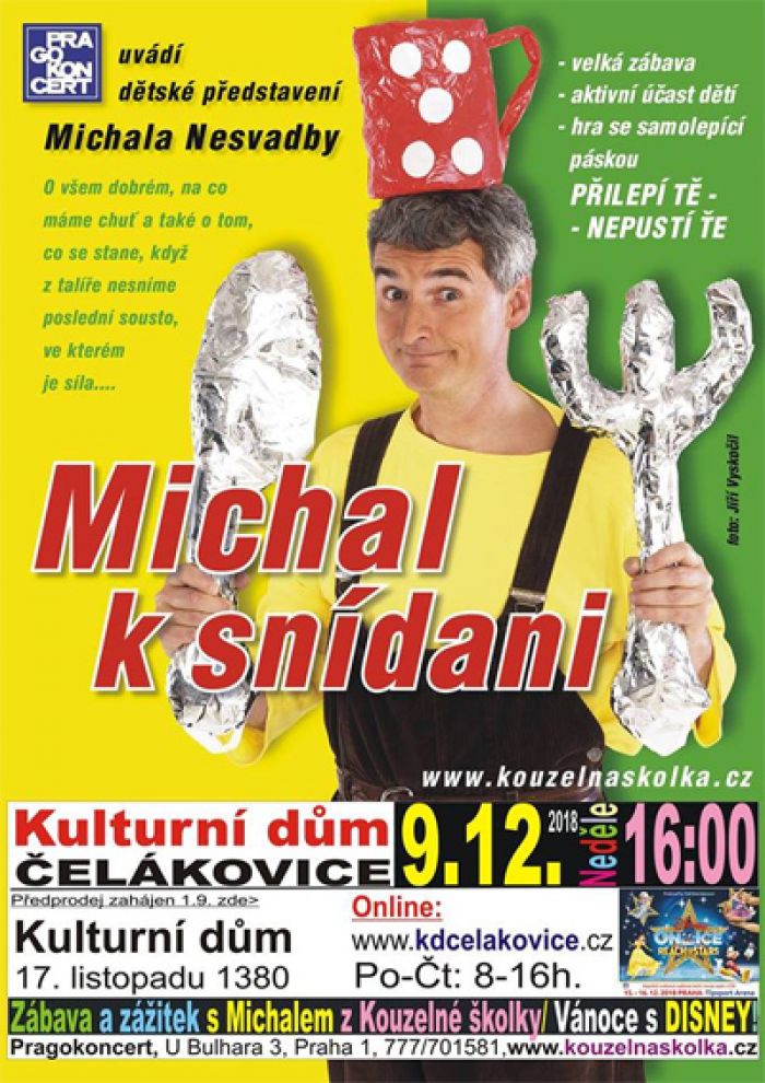 09.12.2018 - Kouzelná školka - Michal k snídani / Čelákovice