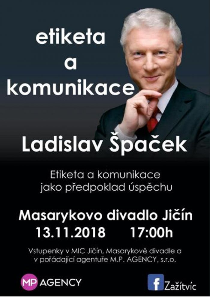 13.11.2018 - Ladislav Špaček: Etiketa a komunikace - Jičín