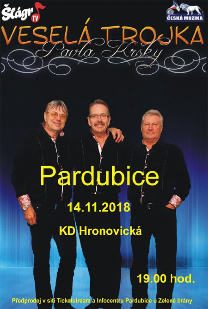 14.11.2018 - Veselá Trojka Pavla Kršky - Pardubice