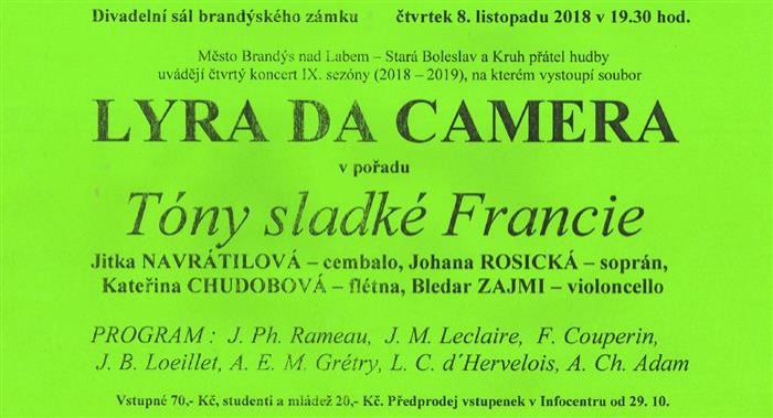 08.11.2018 - Lyra Da Camera - Koncert / Brandýs nad Labem