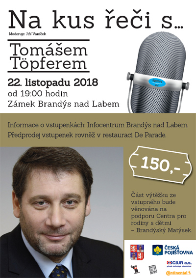 22.11.2018 - Na kus řeči s...Tomášem Töpferem / Brandýs nad Labem