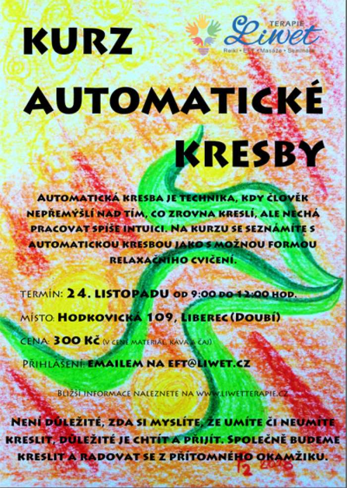 24.11.2018 - Kurz automatické kresby - Liberec 