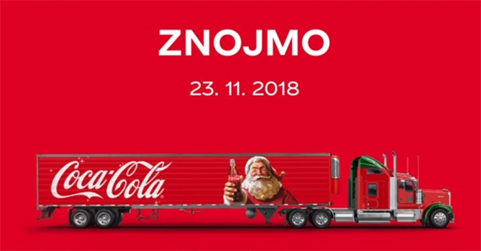 23.11.2018 - VÁNOČNÍ KAMION COCA - COLA 2018 / Znojmo