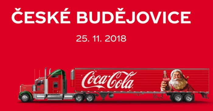 25.11.2018 - VÁNOČNÍ KAMION COCA - COLA 2018 / České Budějovice 