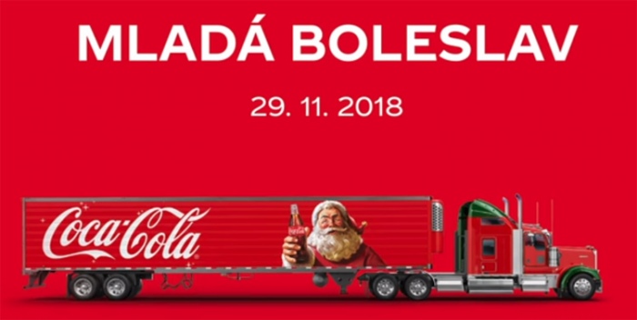 29.11.2018 - VÁNOČNÍ KAMION COCA - COLA 2018 / Mladá Boleslav
