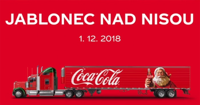 01.12.2018 - VÁNOČNÍ KAMION COCA - COLA 2018 / Jablonec Nad Nisou