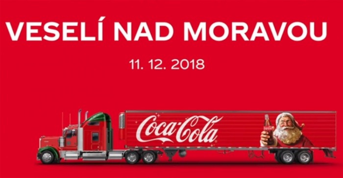 11.12.2018 - VÁNOČNÍ KAMION COCA - COLA 2018 /  Veselí Nad Moravou 
