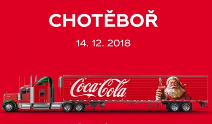 14.12.2018 - VÁNOČNÍ KAMION COCA - COLA 2018 / Chotěboř 