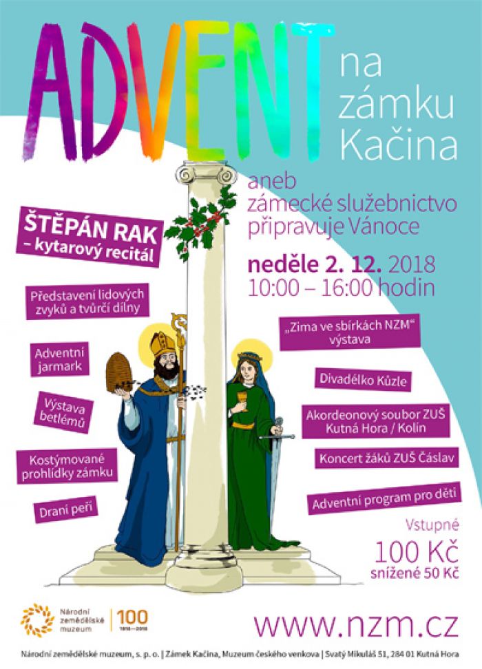 02.12.2018 - Advent na zámku Kačina - Svatý Mikuláš u Kutné Hory