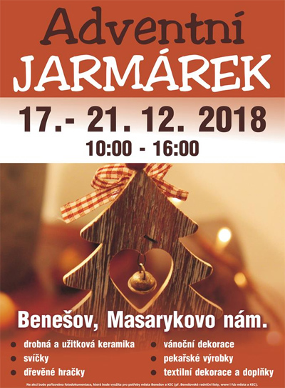 17.12.2018 - Adventrní jarmárek - Benešov