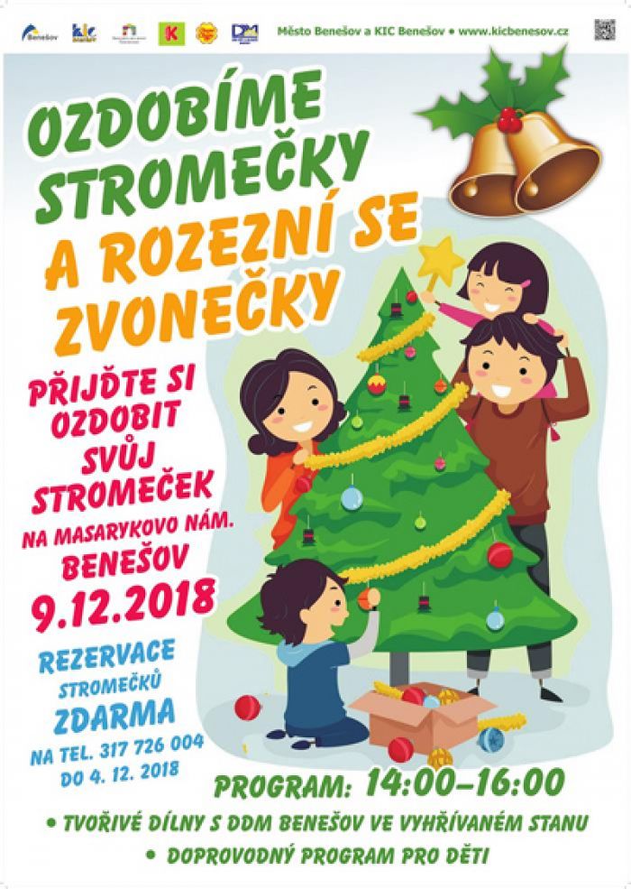 09.12.2018 - Ozdobíme stromečky a rozezní se zvonečky - Benešov