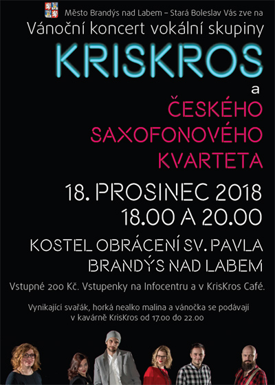 18.12.2018 - Vokální skupina KrisKros - Vánoční koncert / Brandýs nad Labem