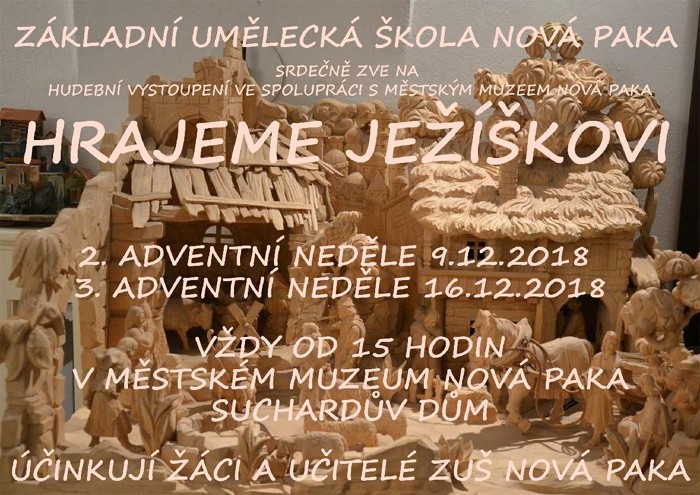 16.12.2018 - Hrajeme Ježíškovi - Nová Paka