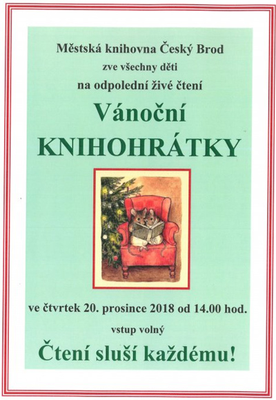 20.12.2018 - VÁNOČNÍ KNIHOHRÁTKY - Český Brod