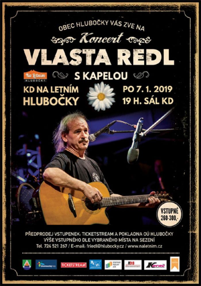 07.01.2019 - Vlasta Redl s kapelou - Hlubočky