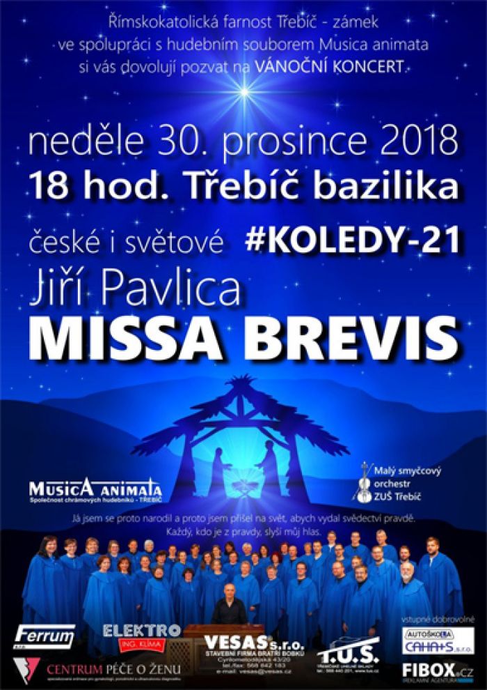 30.12.2018 - Musica animata - Vánoční koncert  / Třebíč