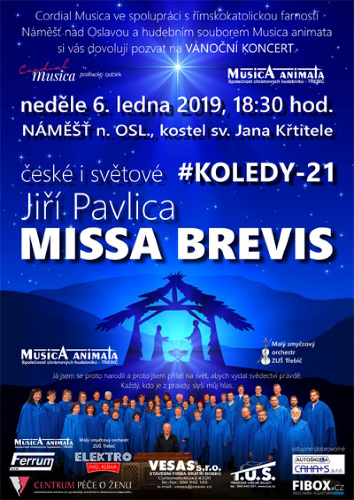 06.01.2019 - Musica animata - Vánoční koncert  / Náměšť nad Oslavou