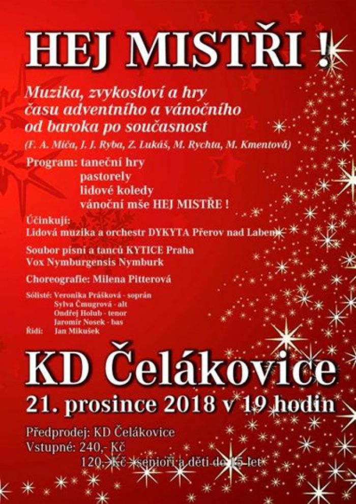 21.12.2018 - HEJ MISTŘI! / Čelákovice