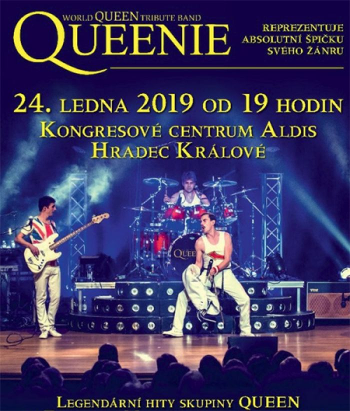 24.01.2019 - Queenie - world Queen tribute band / Hradec Králové