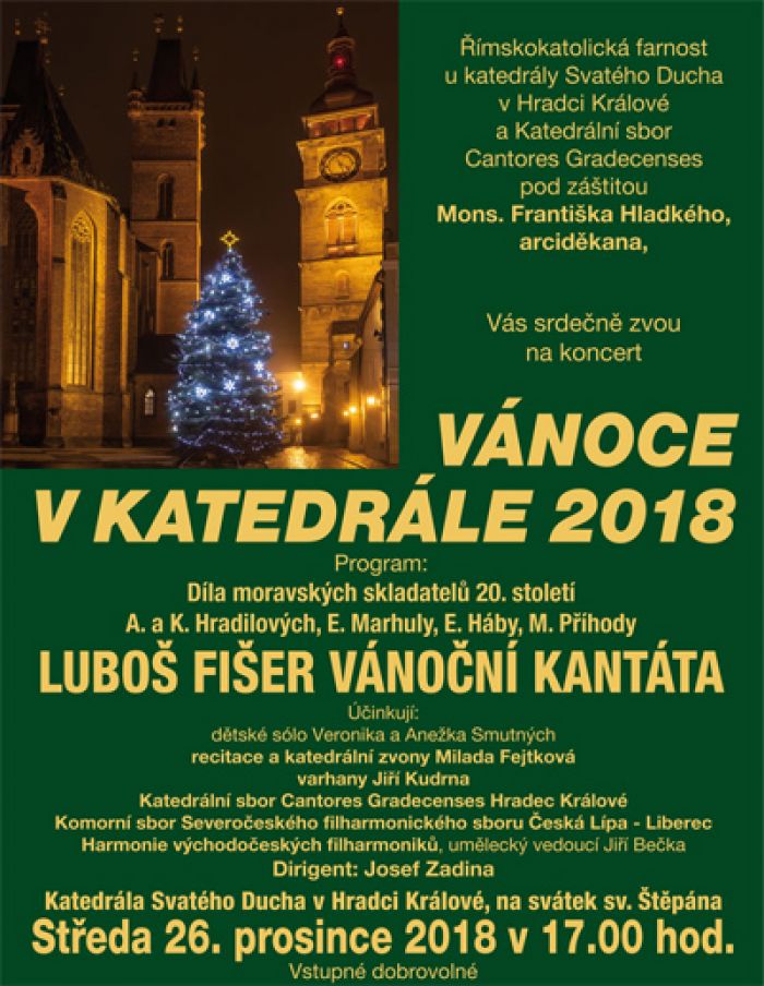 26.12.2018 - VÁNOCE V KATEDRÁLE - Hradec Králové