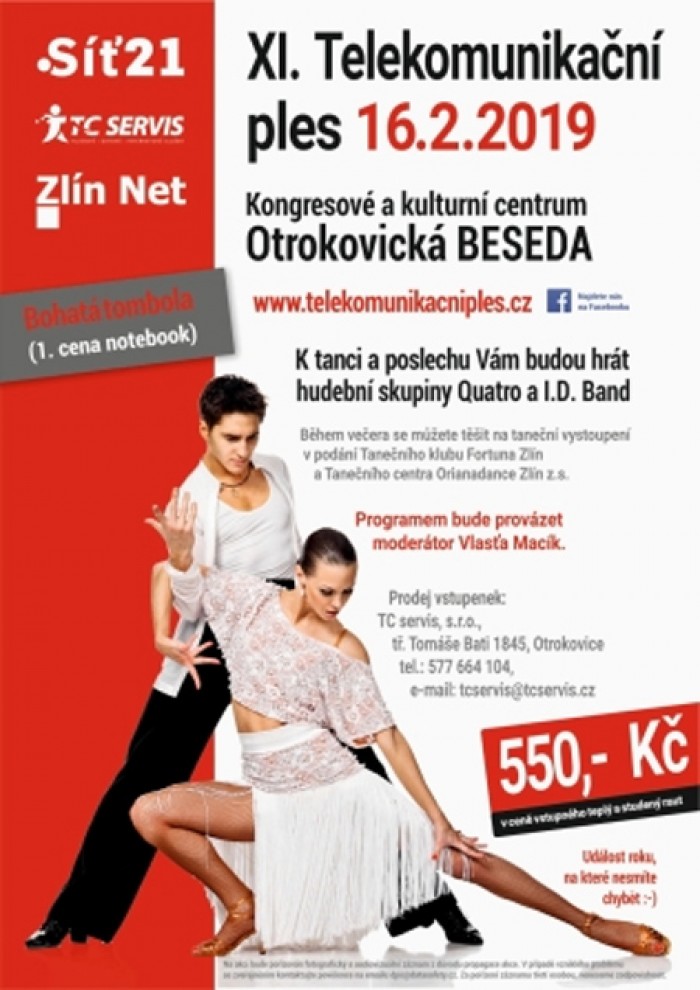 16.02.2019 - XI. Telekomunikační ples - Otrokovice