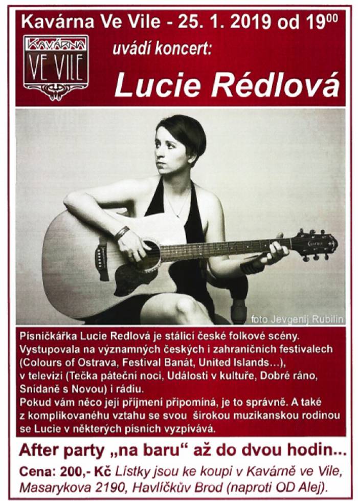 25.01.2019 - Lucie Rédlová - Koncert / Havlíčkův Brod
