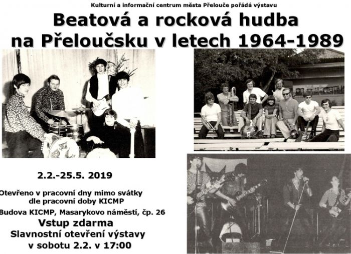 02.02.2019 - Beatová a rocková hudba na Přeloučsku v letech 1964 - 1989
