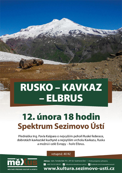 12.02.2019 - Rusko - Kavkaz - Elbrus / Sezimovo Ústí