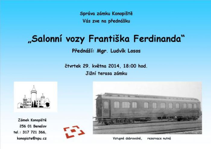 29.05.2014 - Salonní vozy Františka Ferdinanda - Konopiště
