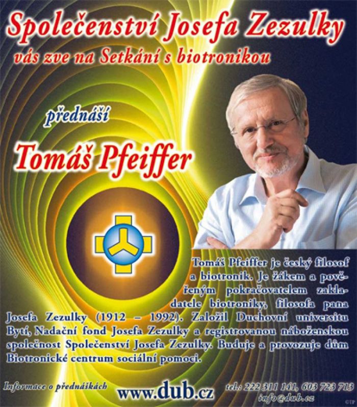 25.02.2019 - Tomáš Pfeiffer - Setkání s biotronikou / Praha 1