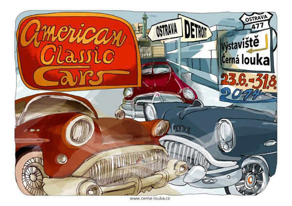 23.06.2014 - American classic cars  1940 - 1980  ( Výstava Ostrava)