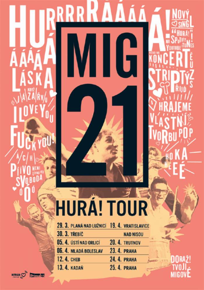 12.04.2019 - MIG 21 - Hurá! Tour / Cheb
