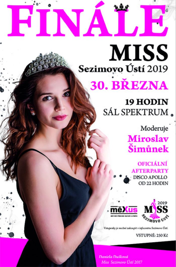 30.03.2019 - Miss Sezimovo Ústí 2019