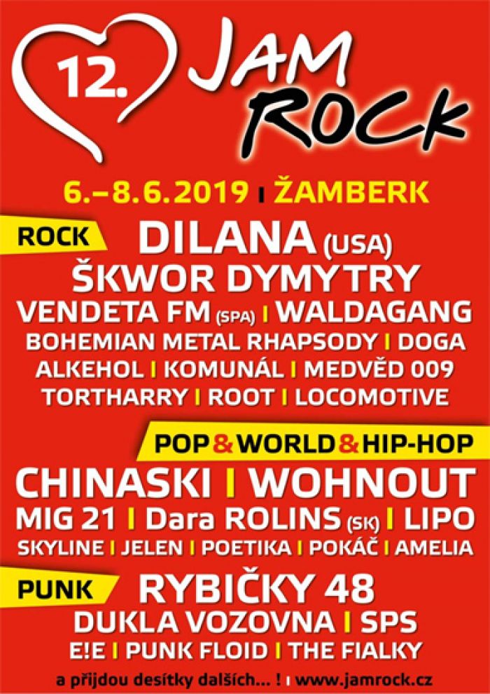 06.06.2019 - JamRock Festival 2019 - Žamberk