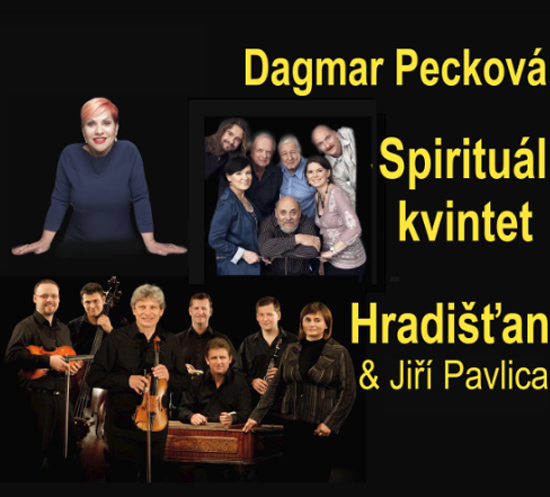 16.04.2019 - Dagmar Pecková, Hradišťan, Spirituál kvintet - Praha