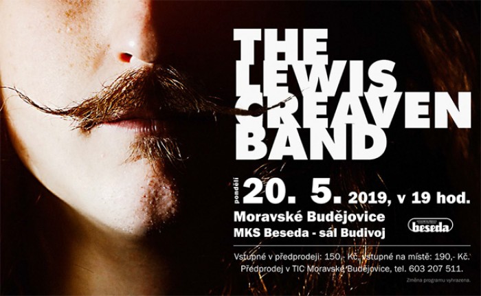 20.05.2019 - Lewis Creaven Band (UK) -  Koncert / Moravské Budějovice