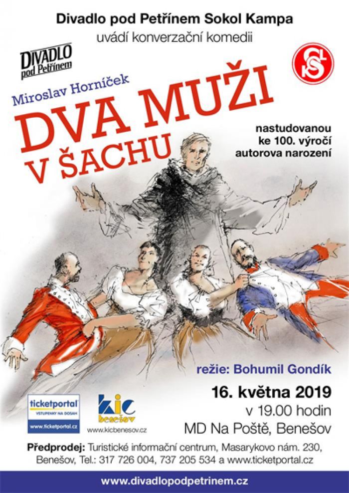 16.05.2019 - Dva muži v šachu - Divadlo / Benešov